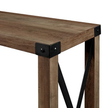 Load image into Gallery viewer, Rustic Oak Gwen 46&#39;&#39; Console Table
