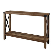 Load image into Gallery viewer, Rustic Oak Gwen 46&#39;&#39; Console Table
