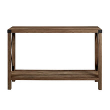 Load image into Gallery viewer, Rustic Oak Gwen 46&#39;&#39; Console Table
