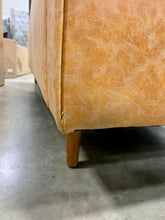Load image into Gallery viewer, Kaiden 85&quot; Wide Faux Leather Square Arm Sofa
