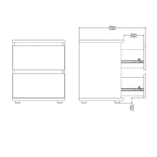 Load image into Gallery viewer, Truffle Haddam 18.98&#39;&#39; Tall 2 - Drawer Nightstand
