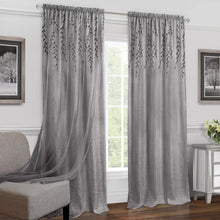Load image into Gallery viewer, Hadlee Solid Semi-Sheer Rod Pocket Single Curtain Panel, 42&quot; x 63&quot;
