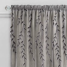 Load image into Gallery viewer, Hadlee Solid Semi-Sheer Rod Pocket Single Curtain Panel, 42&quot; x 63&quot;
