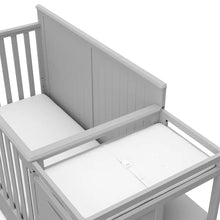 Load image into Gallery viewer, Pebble Gray Hadley 4-in-1 Convertible Crib and Changer and Storage *AS-IS*
