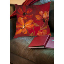 Load image into Gallery viewer, Haffenreffer Throw Pillows Set of 4 Crimson/Orange(2708RR)
