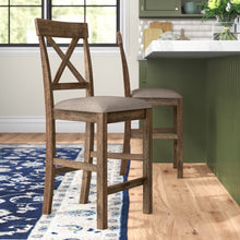 Load image into Gallery viewer, Weathered Oak Haigh 26&quot; Counter Stool (Set of 2)
