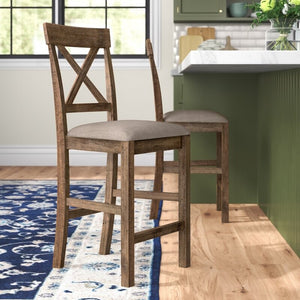 Weathered Oak Haigh 26" Counter Stool (Set of 2)