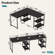 Load image into Gallery viewer, L Shaped Desk Computer Desk
