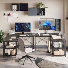 Load image into Gallery viewer, L Shaped Desk Computer Desk
