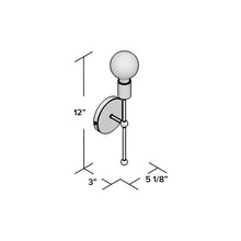 Load image into Gallery viewer, Haleigh 1 - Light Dimmable Wallchiere 1662AH
