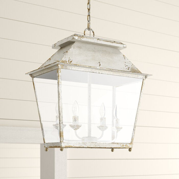 Halesworth 4 - Light Dimmable Lantern Geometric Chandelier