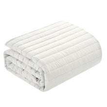 Load image into Gallery viewer, Twin Quilt + 1 Sham White Halina Reversible Quilt Set (ND87)
