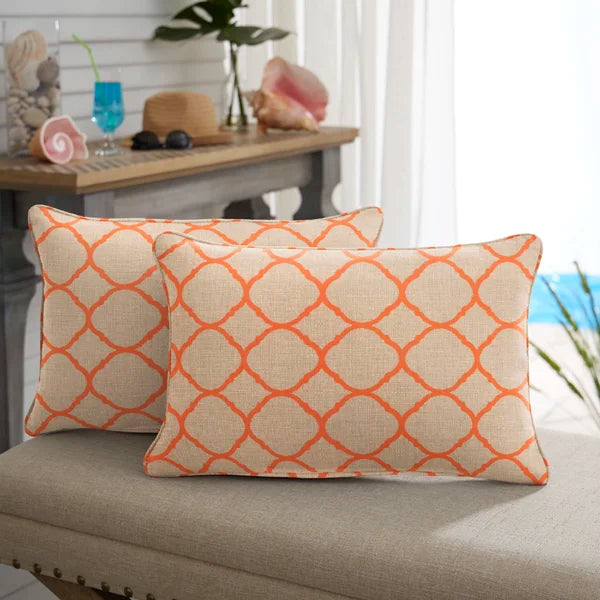 Hallema Outdoor Rectangular Pillow Cover & Insert (Set of 2)