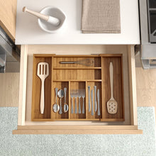 Load image into Gallery viewer, Hallie Adjustable Flatware &amp; Kitchen Utensils Drawer Organizer 2165AH
