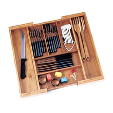 Load image into Gallery viewer, Hallie Adjustable Flatware &amp; Kitchen Utensils Drawer Organizer 2165AH
