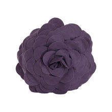 Load image into Gallery viewer, Round 13&quot; Violet Hallmark Floral Round Throw Pillow
