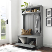 Load image into Gallery viewer, Halstead Hall Tree with Bench and Shoe Storage 1210AH

