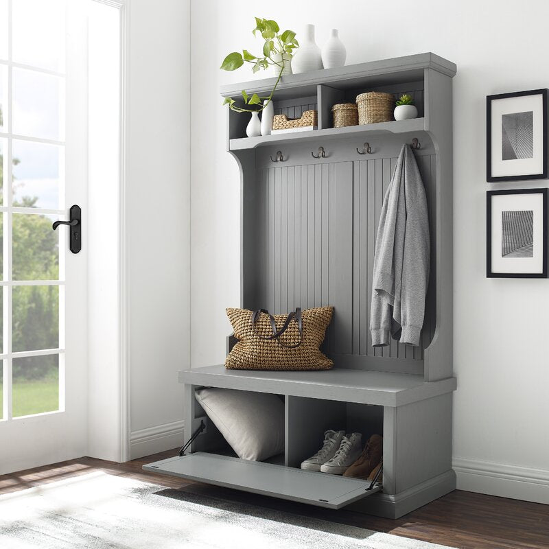 Halstead Hall Tree with Bench and Shoe Storage 1210AH