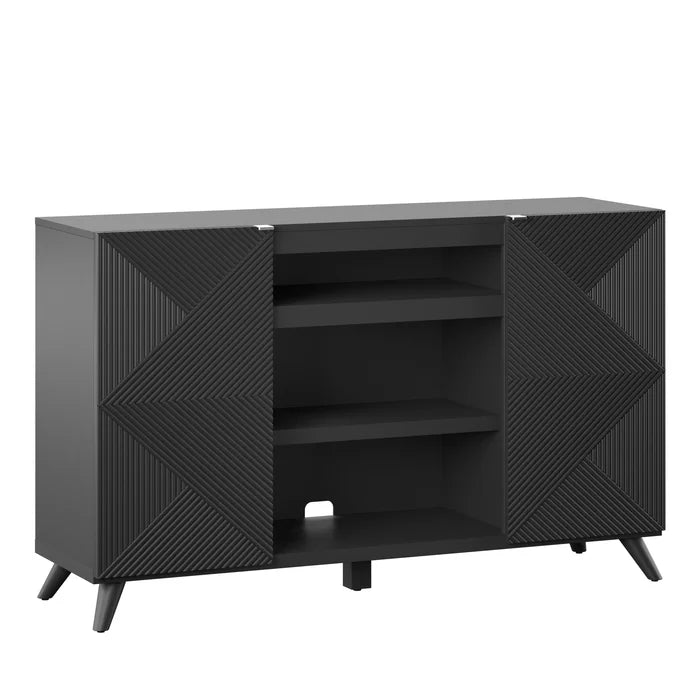 Black Halvorsen TV Stand for TVs up to 65