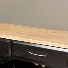 Load image into Gallery viewer, Hamilton Kitchen Cart with Wood Top #AD95
