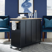 Load image into Gallery viewer, Hamilton Kitchen Cart with Wood Top #AD95
