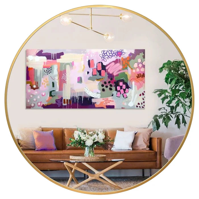 Hammond Round Metal Wall Mirror, 36