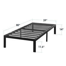 Load image into Gallery viewer, Twin XL Hampton Steel Bed Frame
