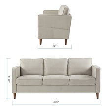 Load image into Gallery viewer, Hana 73.50&#39;&#39; Square Arm Sofa
