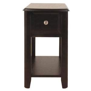 Hancock Tall End Table with Storage