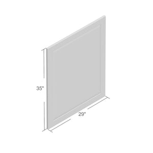 41" H x 35" W Handcrafted Beveled Vanity Wall Mirror AH3460