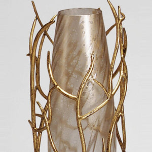 Artmax Handmade Metal Floor Vase