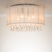 Load image into Gallery viewer, Hanna 4 - Light 15.7&#39;&#39; Chandelier Style Drum Flush Mount
