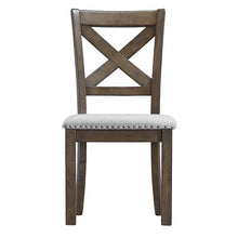 Load image into Gallery viewer, 19.38&quot; Hannalise Cross Back Side Chair in Nutmeg (Set of 2)
