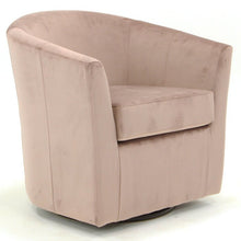 Load image into Gallery viewer, Hansell Upholstered Swivel Barrel Chair
