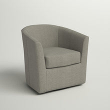 Load image into Gallery viewer, Hansell Upholstered Swivel Barrel Chair
