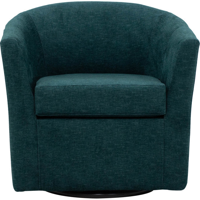 Hansell Upholstered Swivel Barrel Chair