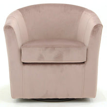 Load image into Gallery viewer, Hansell Upholstered Swivel Barrel Chair
