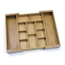 Load image into Gallery viewer, Hardin Adjustable Flatware &amp; Kitchen Utensils Drawer Organizer
