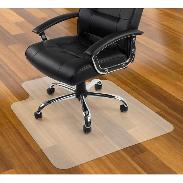 Harding Office Hardwood High Pile Carpet Beveled Chair Mat