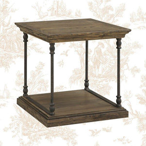 Harlee Floor Shelf End Table 2050AH