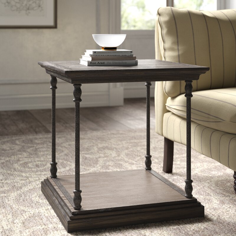 Harlee Floor Shelf End Table 2050AH