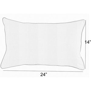 Harper Sunbrella Outdoor Rectangular Pillow Cover & Insert - Set of 4 (ND25)
