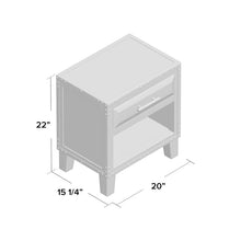 Load image into Gallery viewer, Harrah&#39;s 1 Drawer Nightstand 7230
