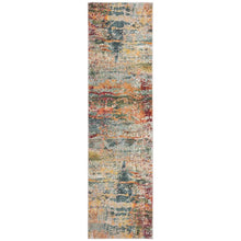 Load image into Gallery viewer, Harrill Abstract Area Rug in Teal/Orange, Runner 2&#39;2&quot; x 6&#39;

