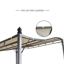 Load image into Gallery viewer, Hartlepool Sunshade Awning Outdoor 10 FT W x 8 Ft. D Metal Party Tent Canopy 2149CDR
