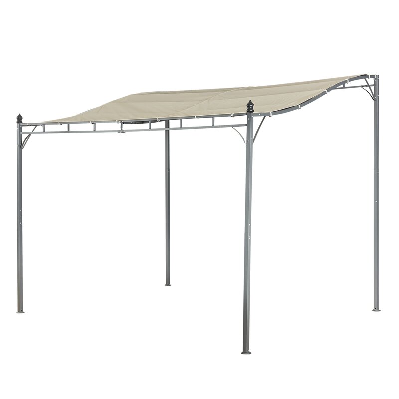 Hartlepool Sunshade Awning Outdoor 10 FT W x 8 Ft. D Metal Party Tent Canopy 2149CDR