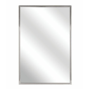30" H x 18" W Hartness Modern Framed Wall Mirror #9756