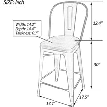 Load image into Gallery viewer, Hartsfield Bar Stool (Set of 4) 6707RR
