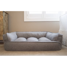 Load image into Gallery viewer, Large (48&quot; W x 37&#39; D x 14&quot; H) Drizzle Light Gray Hartz Bolster
