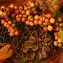 Load image into Gallery viewer, Harvest Oak Leaves 24&quot; Polyester Wreath
